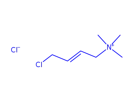 Molecular Structure of 60347-24-2 (trans-1-chloro-4-methylammonio-2-butene chloride)