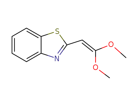 Molecular Structure of 4225-05-2 (Ketene, (2-benzothiazolyl)-, dimethyl acetal (7CI,8CI))
