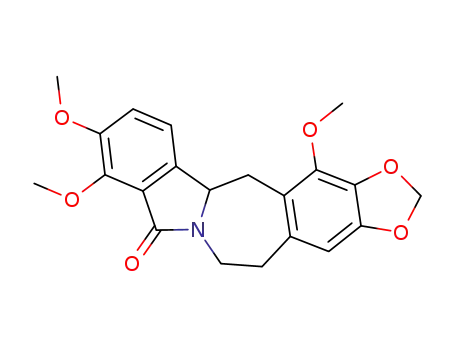 5,6,12b,13-Tetrahydro-9,10,14-trimethoxy-8H-1,3-dioxolo[4,5-h]isoindolo[1,2-b][3]benzazepin-8-one
