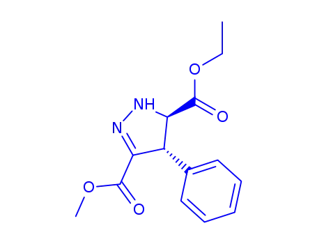 Molecular Structure of 10036-65-4 (5-ethyl 3-methyl 4-phenyl-4,5-dihydro-1H-pyrazole-3,5-dicarboxylate)