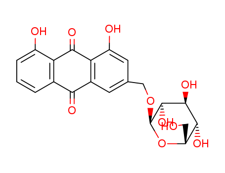 3-[（β-D-Glucopyranosyloxy)methyl]-1,8-dihydroxy-9,10-anthracenedione[50488-89-6]