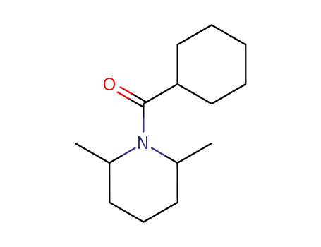 Molecular Structure of 5005-28-7 (1-(Cyclohexylcarbonyl)-2,6-dimethylpiperidine)