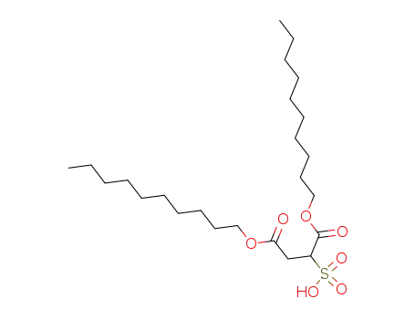 Molecular Structure of 42487-29-6 (1,4-bis(decyloxy)-1,4-dioxobutane-2-sulfonic acid)