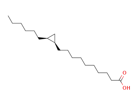 Molecular Structure of 83447-87-4 (10-(2-hexylcyclopropyl)decanoic acid)