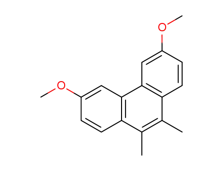 Molecular Structure of 5025-36-5 (3,6-Dimethoxy-9,10-dimethylphenanthrene)