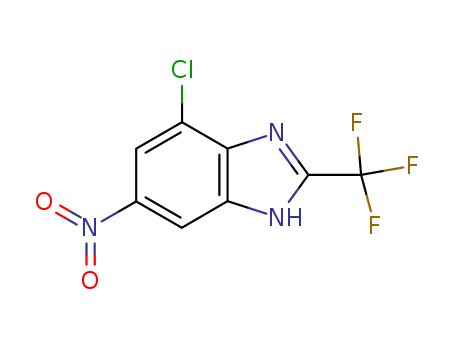 4-chloro-6-nitro-2-(trifluoromethyl)-1H-benzimidazole