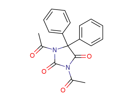 Molecular Structure of 4224-06-0 (1,3-Diacetyl-5,5-diphenylhydantoin)