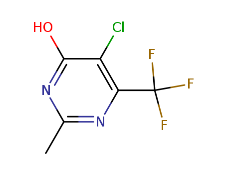 5-CHLORO-4-HYDROXY-2-METHYL-6-TRIFLUOROMETHYL-PYRIMIDINE