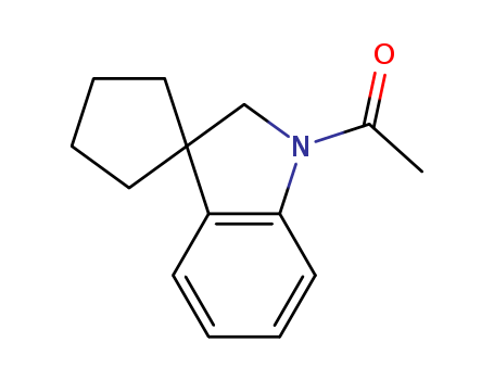 Ethanone, 1-(1',2'-dihydrospiro[cyclopentane-1,3'-[3H]indol]-1'-yl)-