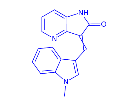 1,3-Dihydro-3-[(1-methyl-1H-indol-3-yl)methylene]-2H-pyrrolo[3,2-b]pyridin-2-one