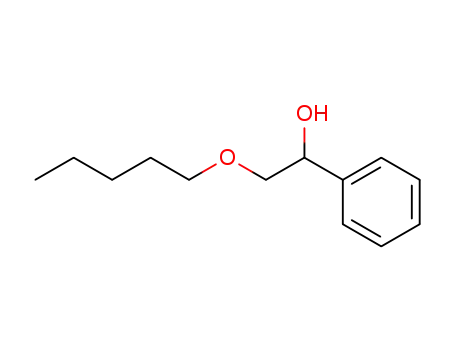 Molecular Structure of 4249-48-3 (2-(pentyloxy)-1-phenylethanol)