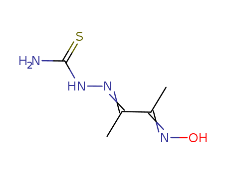 Hydrazinecarbothioamide,2-[2-(hydroxyimino)-1-methylpropylidene]- cas  5012-80-6