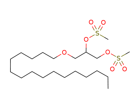 1,2-Propanediol,3-(hexadecyloxy)-, 1,2-dimethanesulfonate cas  4239-20-7