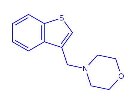 Molecular Structure of 503426-87-7 (4-(1-benzothien-3-ylmethyl)morpholine)