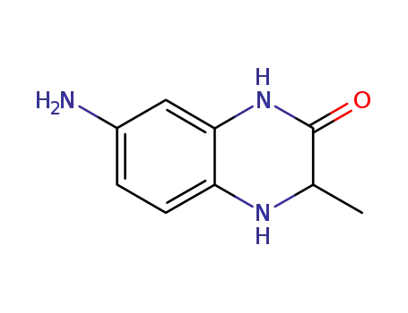 Molecular Structure of 4244-34-2 (2(1H)-Quinoxalinone,7-amino-3,4-dihydro-3-methyl-(7CI,8CI))