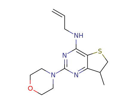 Thieno[3,2-d]pyrimidin-4-amine,6,7-dihydro-7-methyl-2-(4-morpholinyl)-N-2-propen-1-yl-