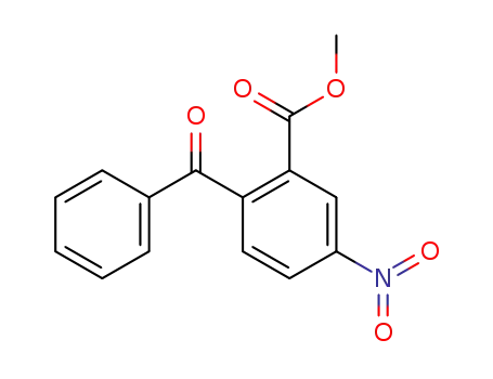 Molecular Structure of 42156-50-3 (2-Benzoyl-5-nitrobenzoic acid methyl ester)