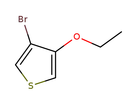 Molecular Structure of 425426-86-4 (Thiophene, 3-bromo-4-ethoxy- (9CI))