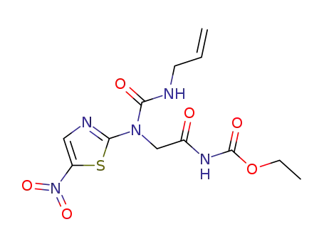 ethyl [N-(5-nitro-1,3-thiazol-2-yl)-N-(prop-2-en-1-ylcarbamoyl)glycyl]carbamate