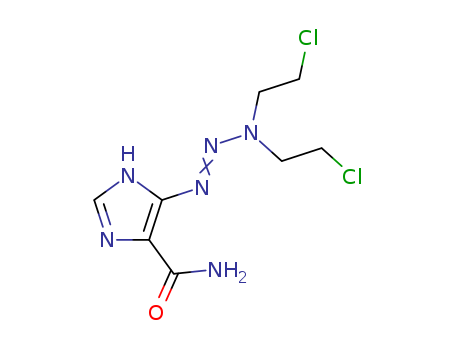 1H-Imidazole-4-carboxamide,5-[3,3-bis(2-chloroethyl)-1-triazenyl]- cas  5034-77-5