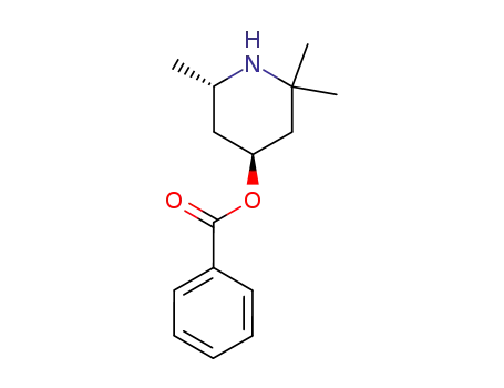 Molecular Structure of 500-34-5 ((2,2,6-trimethyl-4-piperidyl) benzoate)