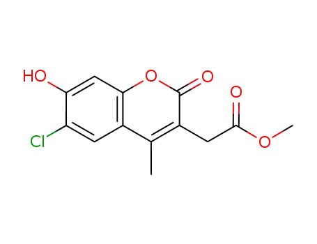 Methyl (6-chloro-7-hydroxy-4-methyl-2-oxo-2H-chromen-3-yl)acetate