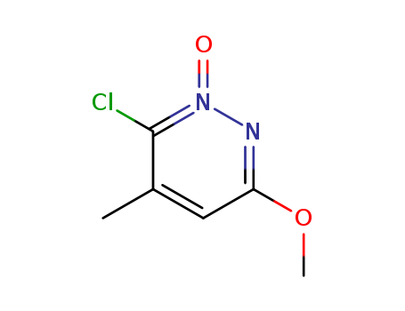 Pyridazine,3-chloro-6-methoxy-4-methyl-, 2-oxide cas  50450-89-0