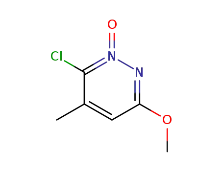 Molecular Structure of 50450-89-0 (6-chloro-3-methoxy-5-methyl-1-oxo-1,6-dihydropyridazin-1-ium)
