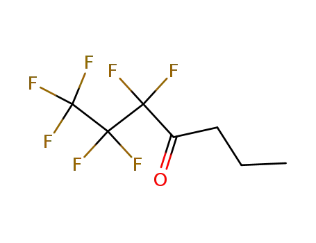 Molecular Structure of 425-22-9 (1,1,1,2,2,3,3-heptafluoroheptan-4-one)
