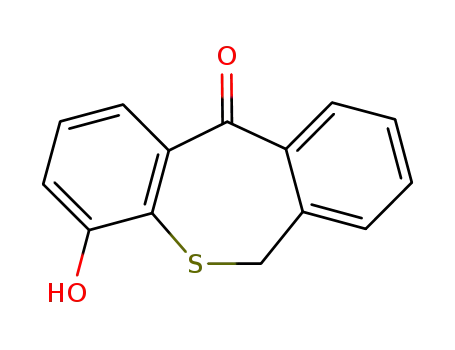 Molecular Structure of 122942-94-3 (4-hydroxydibenzo[b,e]thiepin-11(6H)-one)
