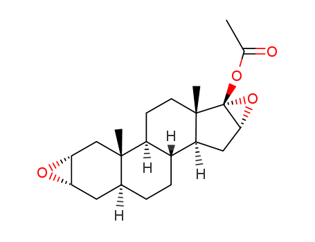 (2a,3a,5a,16b,17b)-2,3,16,17-Bisepoxy androstan-17-ol acetate