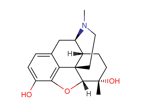 Molecular Structure of 509-56-8 (Methyldihydromorphine)