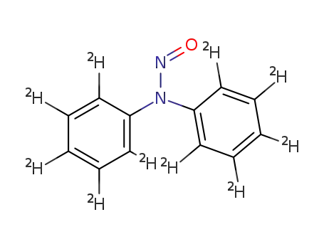 Molecular Structure of 42952-91-0 (N-NitrosodiphenylaMine-d10)