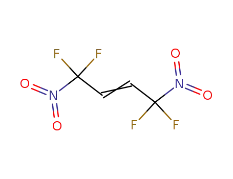 Molecular Structure of 16356-13-1 (1,1,4,4-tetrafluoro-1,4-dinitro-but-2-ene)