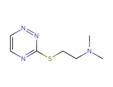 2-[(1,2,4-triazin-3-yl)thio]-N,N-dimethylethan-1-amine