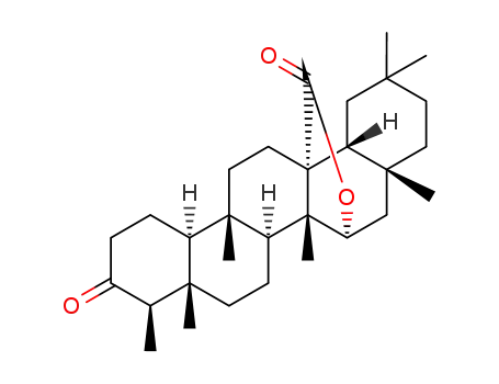 24,25,26-Trinoroleanane-13-carboxylicacid, 15-hydroxy-5,9-dimethyl-3-oxo-, g-lactone, (4b,5b,8a,9b,10a,13a,14b,15a)- (9CI)