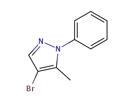 Molecular Structure of 50877-44-6 (4-BROMO-5-METHYL-1-PHENYL-1H-PYRAZOLE)