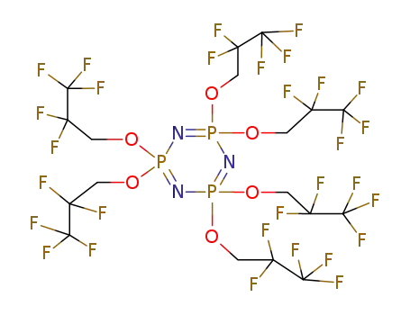 Molecular Structure of 429-18-5 (HEXAKIS(2,2,3,3,3-PENTAFLUOROPROPOXY)PHOSPHAZINE)