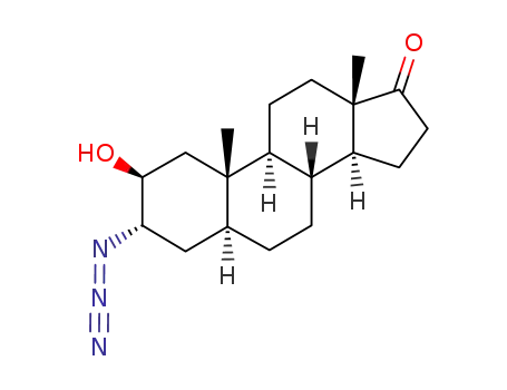 3α-Azido-5α-androstan-2β-ol-17-one
