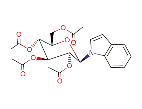 1-(2-O,3-O,4-O,6-O-テトラアセチル-β-D-グルコピラノシル)-1H-インドール