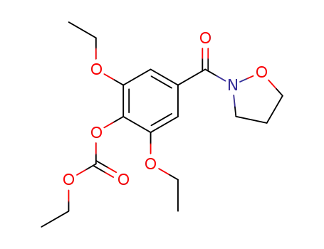 Carbonic acid, 2,6-diethoxy-4-(2-isoxazolidinylcarbonyl)phenyl ethyl ester
