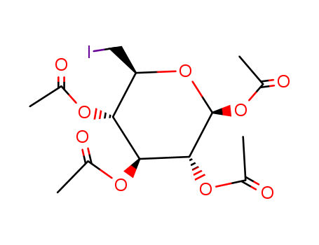 b-D-Glucopyranose,6-deoxy-6-iodo-, tetraacetate (9CI) cas  7468-48-6