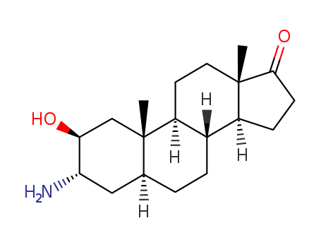 Androstan-17-one,3-amino-2-hydroxy-, (2β,3α,5α)- (9CI)