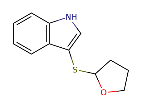 3-(2-tetrahydrofuranylthio)-indole