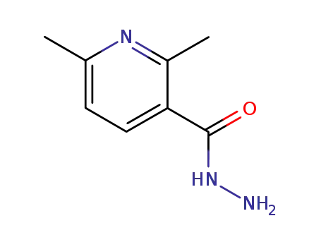 Molecular Structure of 42732-52-5 (2,6-DiMethyl-3-pyridinecarboxylic Acid Hydrazide)
