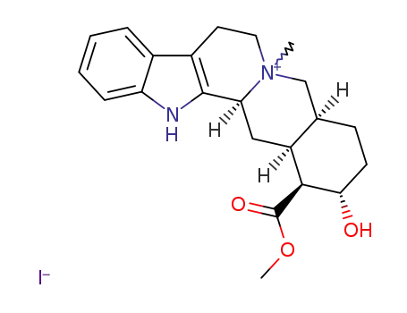 17α-hydroxy-16β-methoxycarbonyl-4ξ-methyl-20α-yohimbanium; iodide