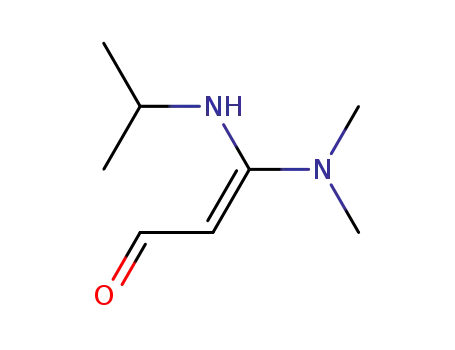 Molecular Structure of 42801-00-3 (3-(Dimethylamino)-3-(isopropylamino)propenal)