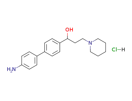 알파-(4'-아미노-4-비페닐릴)-1-피페리딘프로판올 염산염
