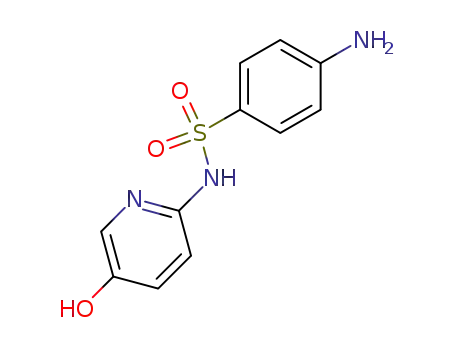 Molecular Structure of 50930-57-9 (4-Amino-N-(5-hydroxy-2-pyridinyl)benzenesulfonamide)