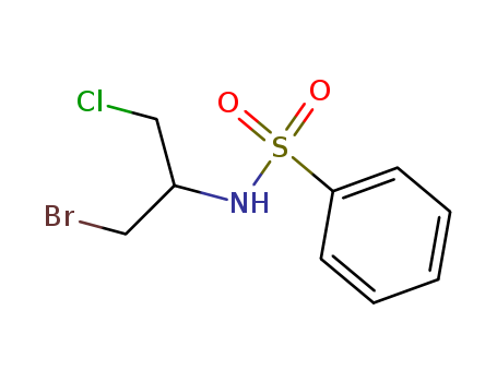 Benzenesulfonamide,N-[2-bromo-1-(chloromethyl)ethyl]-